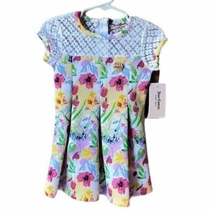 NWT Juicy Couture LA Floral Dress Girls Size 3T